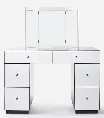 Deco Assembled Mirrored Dressing Table • £249.99