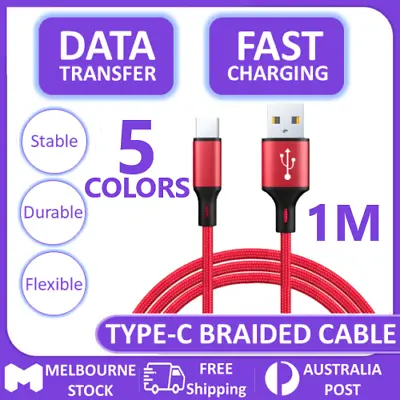 USB-C 3.1 Type C Data Cable Fast Charge For Samsung S23 S22 S21 S20 Ultra S10 S9 • $4.14