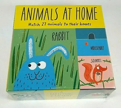 Animals At Home A Matching Memory Game Laurence King Educational Fun New Sealed • $15.27