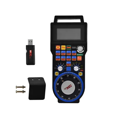 CNC Mach3 Handwheel 6 Axis Wireless USB MPG Controller Electronic Manual Pendant • $161.99