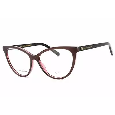 Marc Jacobs Women's Eyeglasses Grey Burgundy Cat Eye Frame MARC 560 07QY 00 • $46.89