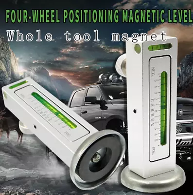 Universal Magnetic Gauge For Car/Truck Camber/Castor Strut Wheel Alignment Tool • $10.29