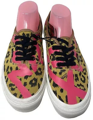 NEW Vans Authentic 44 Dx Alva Skates Leopard Brown Women Size 10.5 Sneaker Men 9 • $74.92