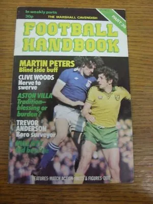 £2.99 • Buy 1979 Marshall Cavendish Football Handbook: Part 36 (creased). All UK Orders Have