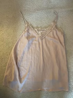 H & M Pink Lace Tank Size 16 • $4.99