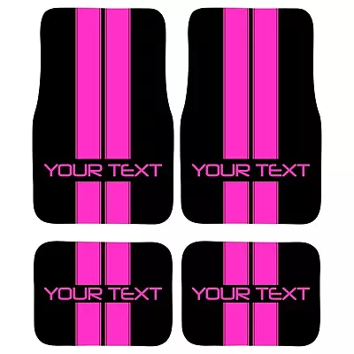 Car Floor Mat Personalised STRIPE Mats Floormats Carpet Floormat Christmas • $42.95