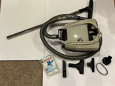 Vintage Eureka Canister Vacuum Model 3336A Tested And Working With Attachments • $59.99