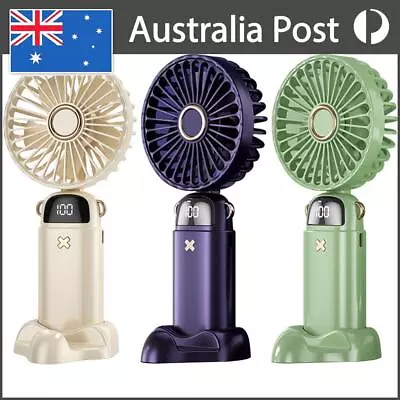 Mini Desktop Fan Integrated 3000/6000 MAh Batteries Electric Fan Quiet Operation • $14.20