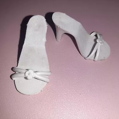 2  X 3/4 In WHITE High Heel Doll SHOES Fit KITTY COLLIER & 15  MISS REVLON • $8
