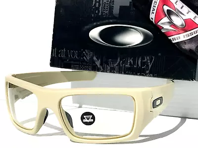 NEW Oakley SI DET CORD Desert Tan BALLISTIC Clear Lens Sunglass Oo9253-17 • $128.88