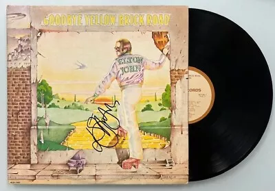 Elton John Signed Goodbye Yellow Brick Road Album Cover W/ Vinyl AUTO COA • $800