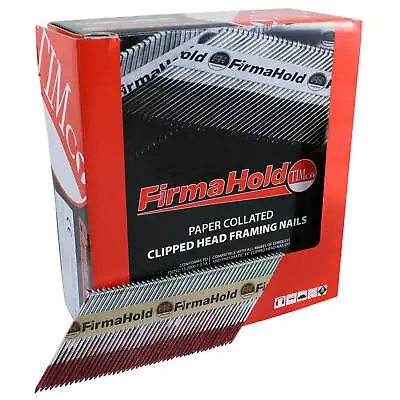 Firmahold First Fix Framing Ring Shank Galvanised Nails 90mm Pack Of 1100 • £30.95