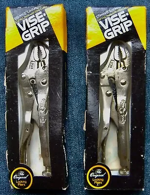 2 New Vise Grip 5 Inch Locking Pliers No. 5wr- Look! • $22.50