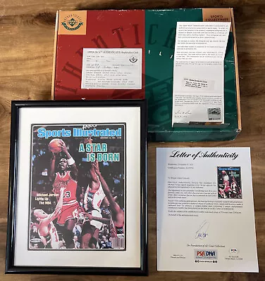 Michael Jordan Signed Sports Illustrated SI Cover “A Star Is Born” UDA Authentic • $4999.99