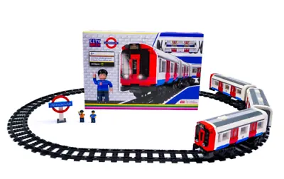 CityBrix London Underground Train Construction Brick Set - Lego Compatible • £61.09