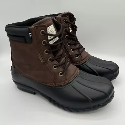Nautica Boots Men’s 8 Duck Boots Shoes Channing Brown & Black  • $29.95