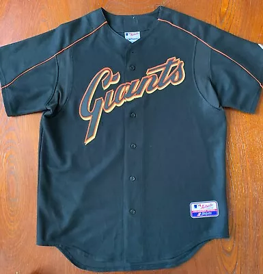 Vintage 90s Authentic San Francisco Giants BP Jersey By MajesticAthletic Size L • $50