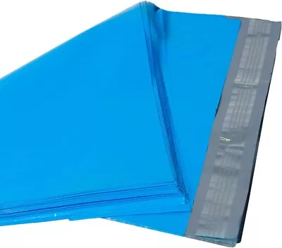 10x13 Blue Color POLY MAILERS Shipping Bags Envelopes Self Seal Mailing Plastic • $7.37