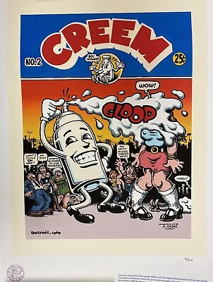 Unsigned R Crumb CREEM MAGAZINE #2 COVER Wildwood Giclee Serigraph Print 8/300 • $59.99