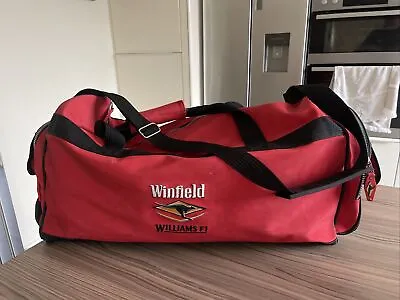 Vintage Rare Winfield Williams F1 Race Team Large Holdall Bag • £29.99