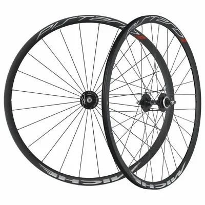 NEW - MMiche Pistard Track Wheelset Clincher - Black - FREE INT SHIPPING • $415