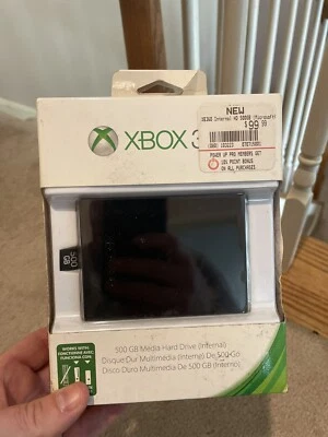 $129.99 • Buy Genuine Microsoft 500GB Hard Drive Internal Xbox 360 Slim-RARE--NEW DAMAGED BOX
