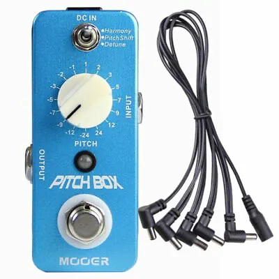 Mooer Pitch Box + PDC 5 Power Cable Harmony / Pitch Shift / Detune Pedal New • $62.10