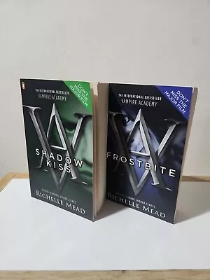 Vampire Academy: Frostbite + Shadow Kiss (book 2 & 3) By Richelle Mead  • £6.50