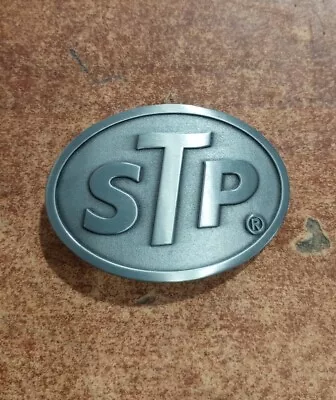 Vintage STP Motor Oil Gas Racing Nascar Belt Buckle - New • $14.99