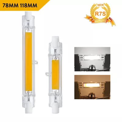 LED Flood LED Light Bulb R7S 118mm 6W 12W Dimmable Replacement Halogen Lamps UK • £4.40