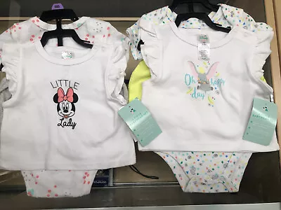 Disney Minnie Mouse Or Dumbo 3 Piece Set For Baby Girl Free Post • $19.99