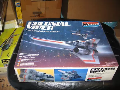 Sealed Battlestar Galactica Colonial Viper By Monogram From 1978 • $89.99