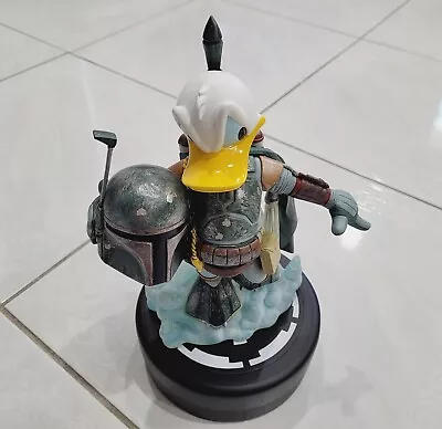$777 • Buy 🟢🟠Disney Star Wars DONALD DUCK / BOBA FETT Figure Statue Figurine & Pin RARE💥