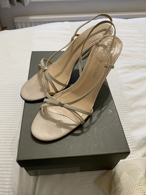 £15 • Buy Armani Ladies Slingback Stilletto Cream Shoes