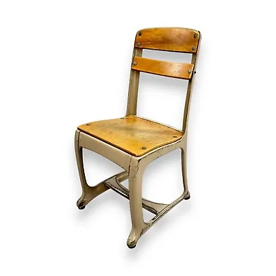 Vintage School Room Chair Envoy D Patent 126710-13 Retro Industrial Style • $49.99