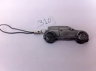 Mini Cooper Ref310 3D Car Pewter Effect Moblie Phone Charm • £6.99