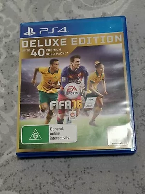 FIFA 16 Deluxe Edition PS4 - USED - GOOD CONDITION • $6.40