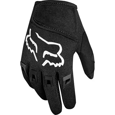 New Fox Racing Black Kids Dirtpaw Motocross/Off-road Dirt Bike Gloves • $19.95