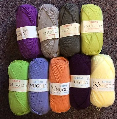 £10.75 • Buy 5 X 50g Balls Of Sirdar Snuggly Double Knitting Wool/Yarn For Knitting/Crochet