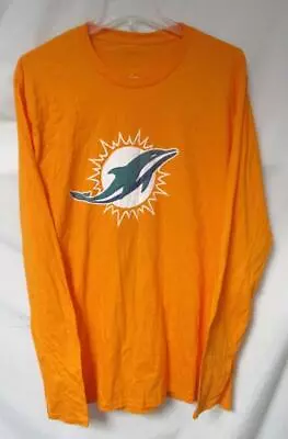 Miami Dolphins Men's Size L 3XL Or 4XL Long Sleeve T-Shirt C1 5967 • $21.24