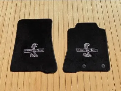 RHD For Ford Mustang Shelby Super Snake Floor Mats Carpet Black Set Of 2 2015-21 • $144