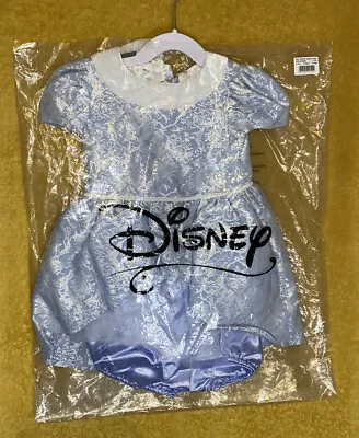 Disney Baby Boutique Cinderella Jacquard Light Blue Party Dress 6-12 Months BNWT • £8