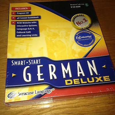 Smart Start GERMAN DELUXE CD ROM Language Learning Package 48 Lesson Guidebook • £7.95