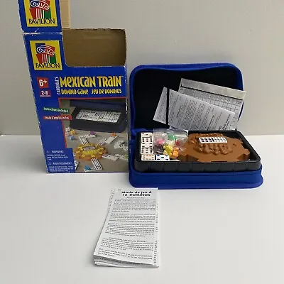 Mexican Train Domino Game With Toot Toot Hub Portfolio Double 12 Cardinal's • $30