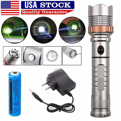 Rechargeable 9900000LM 5-Mode Tactical LED Flashlight Spotlight High Power Torch • $10.98