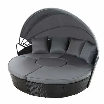 $678.75 • Buy Gardeon Outdoor Lounge Setting Patio Furniture Sofa Wicker Garden Rattan Day Bed