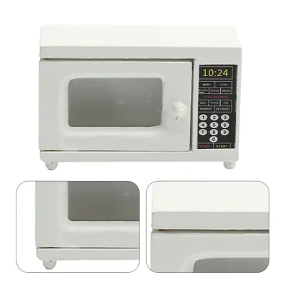  Mini Microwave Oven Model Miniature Home Decor Landscape Dollhouse Accessories • $9.69