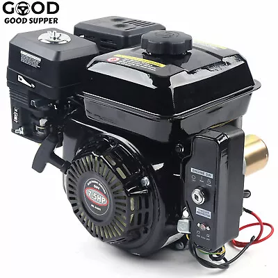 212cc 4-Stroke 7.5 HP Electric Start Horizontal Engine Go Kart Gas Engine Motor • $165.55