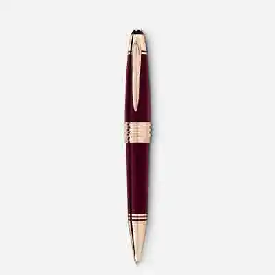 Montblanc JOHN F. KENNEDY SPECIAL EDITION BURGUNDY BALLPOINT PEN #132126 ~  New • $884.95