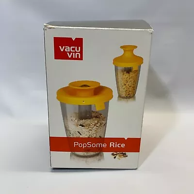 Vacu Vin PopSome Container W/ Silicone Lid Airtight Perfect For Rice/Sugar - NEW • $9.95